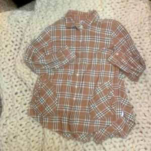 Oversized Flannel Jacket